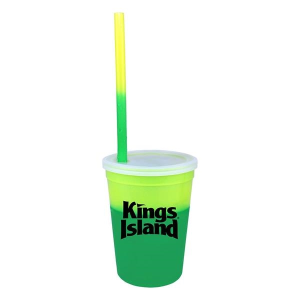 Mood™ 12 oz. Stadium Cup/Straw/Lid Set