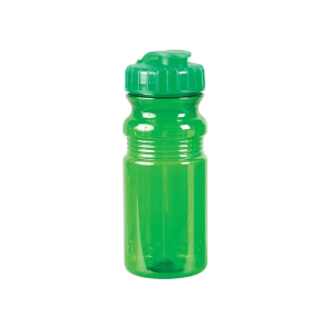 USA Made 20oz Translucent Sport Water Bottle With Snap Cap