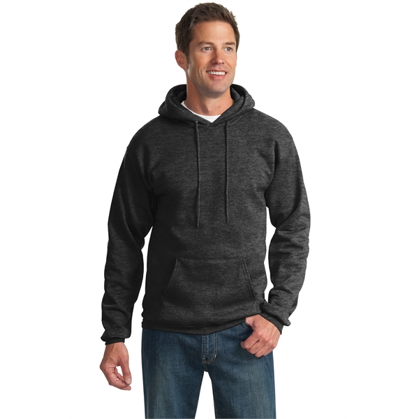 port & company essential fleece pullover hooded sweatshirt